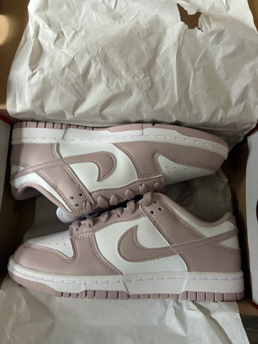 Nike Dunk Low Women’s “White Particle Rose” Sneakers Pink White Size 7